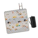  пикник покрывало песок . сильный симпатичный 78.74 дюймовый x 78.74 дюймовый закрытый Family высокий King инженер кольцо образец 