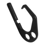 ショッピングツリー ツリークライマー用アルミフック、片手操作アウトドアチェーンソーツールフック、XLカーペンターハーネスベルトワーカー用