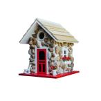  bird house подвешивание ниже водонепроницаемый птица. гнездо место хранения украшение двор украшение рисовое поле . способ полимер производства камень style наружный установка легко устанавливается атмосферостойкий долговечный украшение подарок предназначенный балкон . применение 