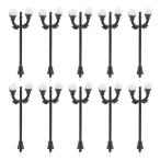 10шт.@1/175 0 модель улица лампа улица лампа стойка geo лама электропоезд модель LED свет DIY оборудование орнамент 