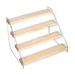  из дерева дисплей подставка акрил производства уровень имеется дисплей подъемник фигурка духи капкейк 4 слой 