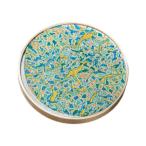 コースター ギフト 耐熱 漆器 木製 オーナメント バー ホーム用 グリーンとイエロー