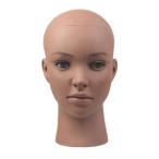 マネキンのヘッド、かつらを作るスタイリングのためのハゲのかつらホルダー、プロの多目的マニキンヘッドウィッグディスプレイヘッドホームサロン