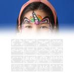 16xfei Испания to stencil fei Испания to шаблон портативный макияж принадлежности повторный использование возможный лицевой краска stencil Mai шт. Performance 