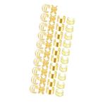  вязаный зажим волосы очарование вязаный для волосы кафф sling шоу party фестиваль Gold 40 шт 