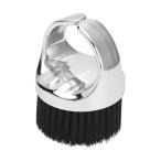 ソフト理髪ブラシツールホームヘアカット家庭用メイクアップスタイリングメンズネックダスターシルバー