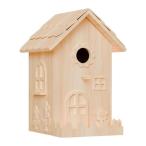 DIY bird house комплект не готовый. из дерева bird ne -тактный сверление завершено DIY деревообработка строительство Project деревообработка изделие прикладного искусства misosa The i. двор для 