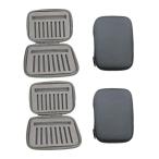 釣りルアー収納バッグ2個、釣りスプーンケースオーガナイザー、釣りルアー収納ケース、釣りアクセサリー