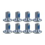 インラインローラースケートスクリューDIY REPAIRING ROLLERスケート交換用アクセサリー8PCS M8 12