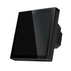 スマートホームコントロールパネル、スマートホームデバイス4インチブラック、3つのコントロールモードギフト壁用壁パネルで安定