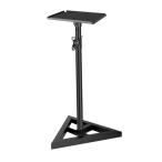 サラウンドサウンド用高さ調節可能なフロアスピーカースタンド 信頼性の高い高耐久三角形 36x26cm