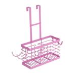 ショッピングヘアスタイリングツール 調節可能なバスルームラック収納棚 ポータブル エレガントな美容ツール 吊り下げオーガナイザー ハンギングバスケット ファームハウス ホテル 寮用