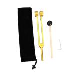 音叉セット チューニングデバイス 感覚聴覚ケアツール 男性用 女性用 家庭用 21.5cm ゴールド