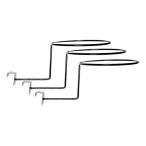  шляпа европейская одежда .. стена .. стена место хранения шлем держатель мотоцикл аксессуары металл 3шт.@ все 3 размер 