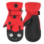  Kids winter перчатка ребенок предотвращение скольжения .. для soft рукавица snow девушка водонепроницаемый теплый флис 