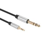 3.5mm 1/4 дюймовый стерео аудио кабель 1/8 мужской 1/4 мужской мобильный телефон домашний театр (эффект живого звука) устройство для 