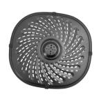 エアフライヤー交換グリルパンフライヤー格子挿入パン便利なエアフライヤーラックフライドポテトチキン用の鮮明なプレート