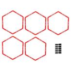 5xアジリティトレーニングリングエクササイズリング実践的な身体トレーニングポータブル練習ゲームのためのアスリートサッカーのための19.69インチ