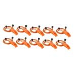 10 шт. комплект срочный для свисток уличный большой громкость портативный зажим имеется Survival система безопасности свисток охота лодка .. сигнал байдарка 