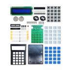 DIY電卓キット、電子キット、コンパクトなはんだ付けプロジェクト、はんだ付け練習用デスク電卓、オフィス、家庭、初心者向け