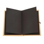 ブラック スクラップブック フォトブック DIY ゲストブック サイン 空白ページ メモリアルアルバム バレンタインデー 誕生日 ホリデー ベビーシャ