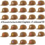 海外取寄 47ブランド MLB カーハート CARHARTT 47BRAND CAPTAIN RL RELAXED FIT CAP BROWN