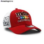 ショッピングメッシュキャップ ニューエラ 39THIRTY メッシュキャップ ナスカー カイル ブッシュ KYLE BUSCH m&m's FLEX FIT MESH CAP RED WHITE NEW ERA NASCAR