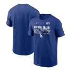 2025 ナショナルリーグチャンピオン 海外取寄 ナイキ Tシャツ ロサンゼルス ドジャース MLB 2025 NATIONAL LEAGUE CHAMPIONS T-SHIRT ROYAL NIKE