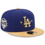 2026 ゴールドコレクション 海外取寄 ニューエラ キャップ 59FIFTY ロサンゼルス ドジャース 2026 MLB GOLD COLLECTION FITTED CAP ROYAL BLUE