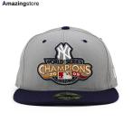 ショッピング出場記念 DEADSTOCK ニューエラ キャップ 59FIFTY ニューヨーク ヤンキース  MLB 2009 WORLD SERIES CHAMPIONS CREST FITTED CAP GREY-NAVY  NEW ERA NEW YORK YANKEES