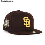 ショッピング出場記念 ニューエラ キャップ 59FIFTY サンディエゴ パドレス MLB JACKIE ROBINSON DAY FITTED CAP BROWN  NEW ERA SAN DIEGO PADRES