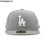 ニューエラ キャップ 59FIFTY ロサンゼルス ドジャース MLB TEAM BASIC FITTED CAP GREY NEW ERA LOS ANGELES DODGERS