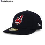 ニューエラ キャップ 59FIFTY クリーブランド インディアンス MLB ON-FIELD AUTHENTIC ALTERNATE-2 LC LOW-CROWN FITTED CAP LP NAVY NEW ERA CLEVELAND INDIANS