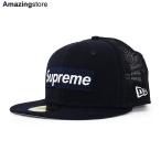 ショッピングシュプリーム SUPREME ニューエラ キャップ 59FIFTY  BOX LOGO MESH BACK FITTED CAP NAVY  シュプリーム NEW ERA