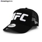 ニューエラ メッシュキャップ UFC E-FRAME TRUCKER MESH CAP BLACK NEW ERA スナップバック SNAPBACK