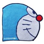 ドラえもん ハンカチタオル ジャカード ダイカット サイドフェイス Doraemon ドラえもん 顔 キャラクター グッズ