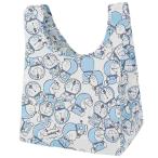 エコバッグ バック キャラクター ドラえもん コンビニショッピングバッグ カラーズブルー I'mDoraemon 買い物 弁当 総菜 底が平ら 小物入れ