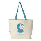 ドラえもん トートバッグ 手提げ鞄 ミニバッグ I'mDoraemon ドラえもんパターン 帆布生地 サガラ刺繍 キャラクター