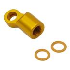 OEM тормозная магистраль адаптор : Gold /7/16~-24