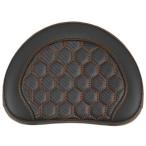 HALF MOON "пассажирская спинка" накладка ROADSOFA-HC orange стежок 