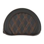 ROADSOFA CF LS CONTOURED "пассажирская спинка" накладка orange стежок ширина 5 дюймовый (12.7cm). Harley оригинальный "пассажирская спинка" & after рынок бренд. "пассажирская спинка" 
