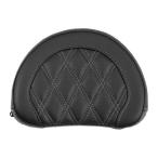 ROADSOFA LS CONTOURED "пассажирская спинка" накладка серебряная отстрочка ширина 5 дюймовый (12.7cm). Harley оригинальный "пассажирская спинка" & after рынок бренд. "пассажирская спинка" 