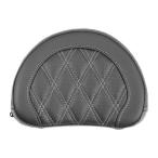 ROADSOFA LS CONTOURED "пассажирская спинка" накладка белая отстрочка ширина 5 дюймовый (12.7cm). Harley оригинальный "пассажирская спинка" & after рынок бренд. "пассажирская спинка" 