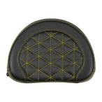 ROADSOFA TRI-GRIPPER CONTOURED "пассажирская спинка" накладка Gold стежок ширина 5 дюймовый (12.7cm). H-D оригинальный "пассажирская спинка" & after рынок бренд. "пассажирская спинка" 