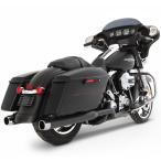 RINEHART XTREME TRUE DUAL выхлоп черный / хром end 3.5 дюймовый обувь без шнуровки 2009~16 год touring 