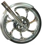 LS-2 STYLE フロントフェンダー：1994〜13年ツーリング/26インチホイール用 幅6インチ