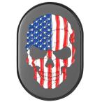  антенна покрытие Black w/ American flag skull правая сторона 2017~23 год FLHRXS,2009~13 год FLTR/X/XS,2009~23 год FLHX/S