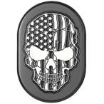  антенна покрытие Black w/ contrastcut American flag skull правая сторона 2017~23 год FLHRXS,2009~13 год FLTR/X/XS,2009~23 год FLHX/S