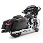 RINEHART 4 дюймовый slip-on глушитель хром / хром end 2017 год после touring 