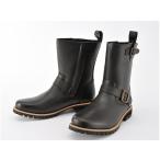 HBS-004 エンジニアブーツ ブラック：23.5〜28.0cm/ブラック